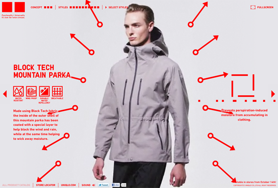 The Digital Consultant: Web Site Of The Month - UNIQLO Innovation Project