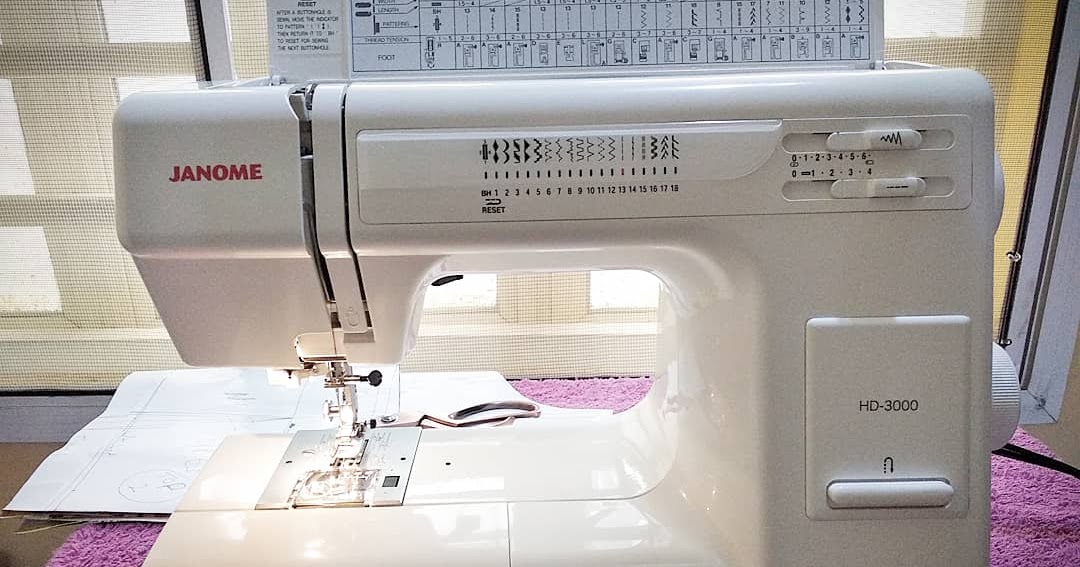 the unboxing of my new sewing machine: janome hd-3000