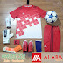 Áo đá bóng không logo Adidas Caro đỏ 2018