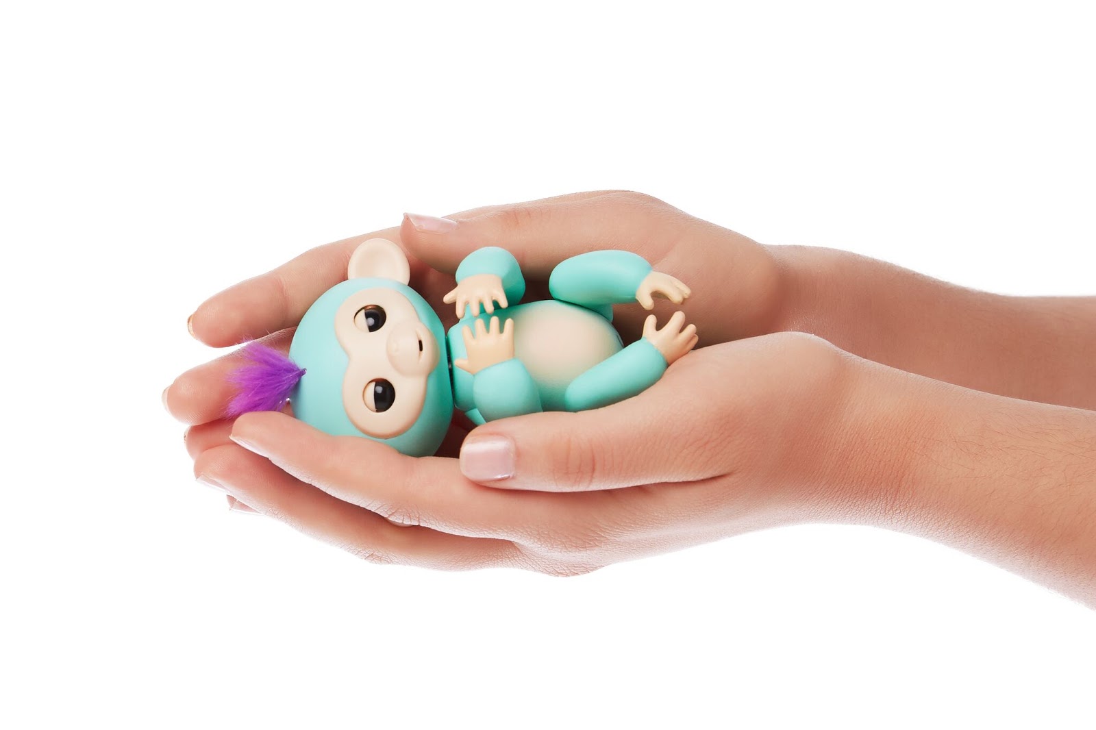 1. Fingerlings - Interactive Baby Monkey - Bella (Pink with Yellow Hair) - wide 6
