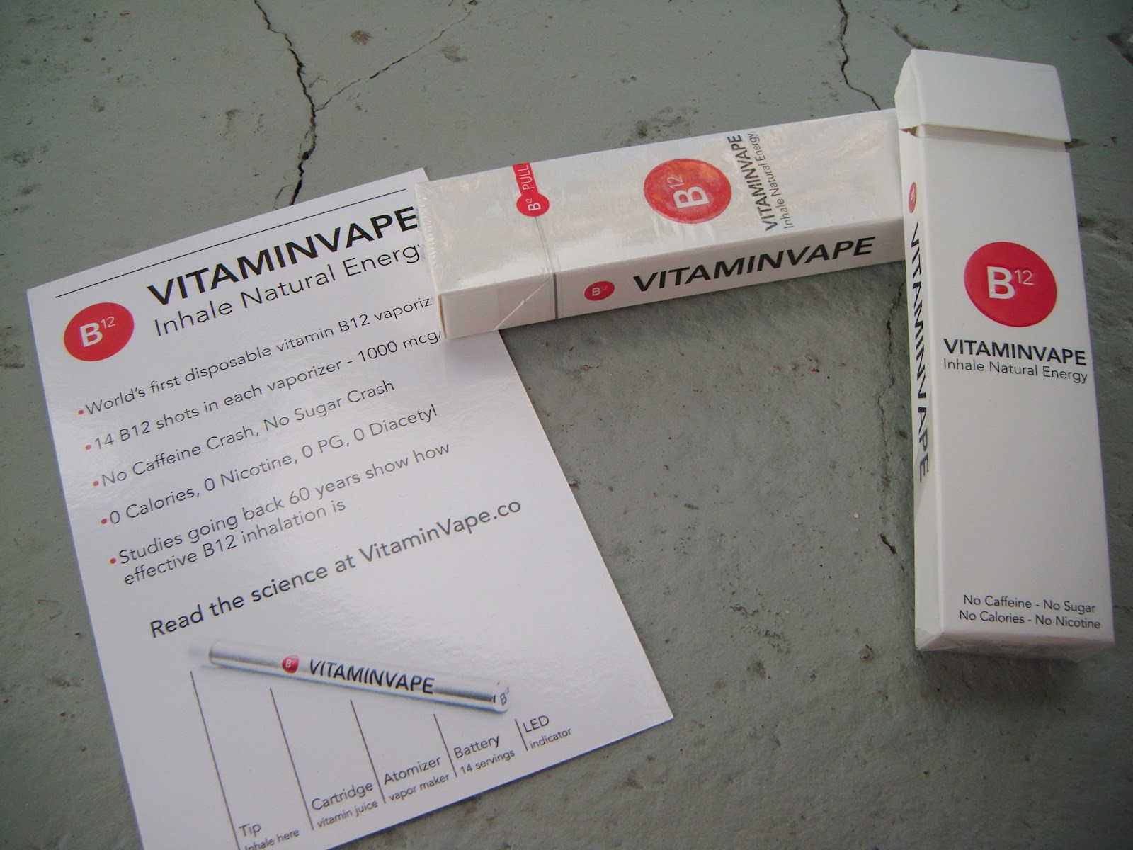 The ABCD Diaries FitBoomBah B12 Vitamin Vape Inhale Your Vitamins!