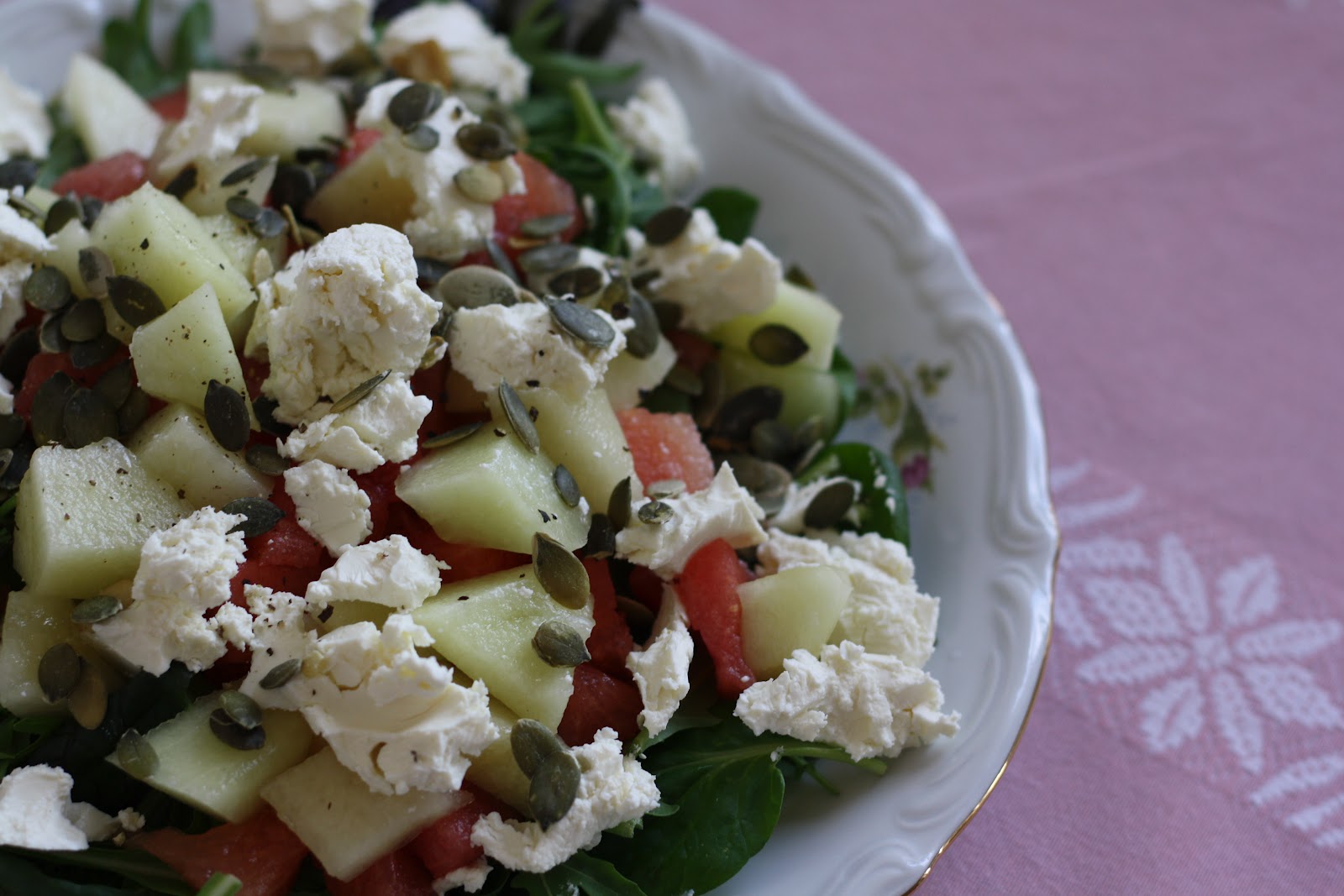 MissMuffin Salat med melon og feta