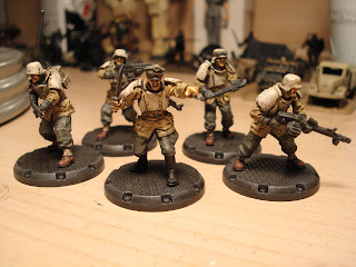 DUST Tactics Command Squad