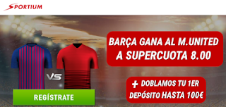 sportium supercuota champions 8 Barcelona vs United + 100€ 16 abril 2019 sportium supercuota champions 8 Barcelona vs United + 100€ 16 abril 2019
