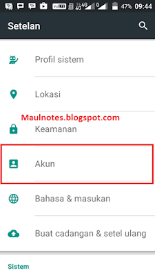 Maulnotes.blogspot.com - Cara Log Out Akun Gmail Di Android