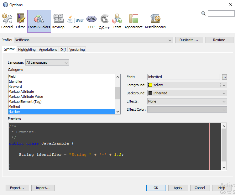 Cara Mengganti Warna Background Di Netbeans Ide Perpaduan Warna