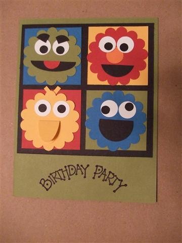 Sesame Street Birthday Party Invitation Sesame Street Invitation