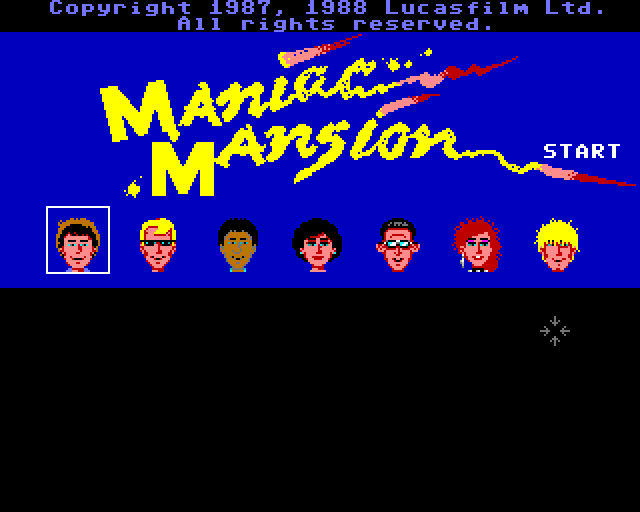 Maniac Mansion Amiga 1