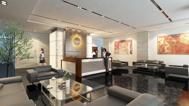 Phối cảnh sảnh căn hộ chung cư Helios Tower 75 Tam Trinh Phối cảnh sảnh căn hộ chung cư Helios Tower 75 Tam Trinh