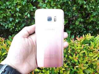 Samsung S7 Edge Seken Pink Gold 4G LTE RAM 4GB Mulus Fullset Eks Garansi Samsung