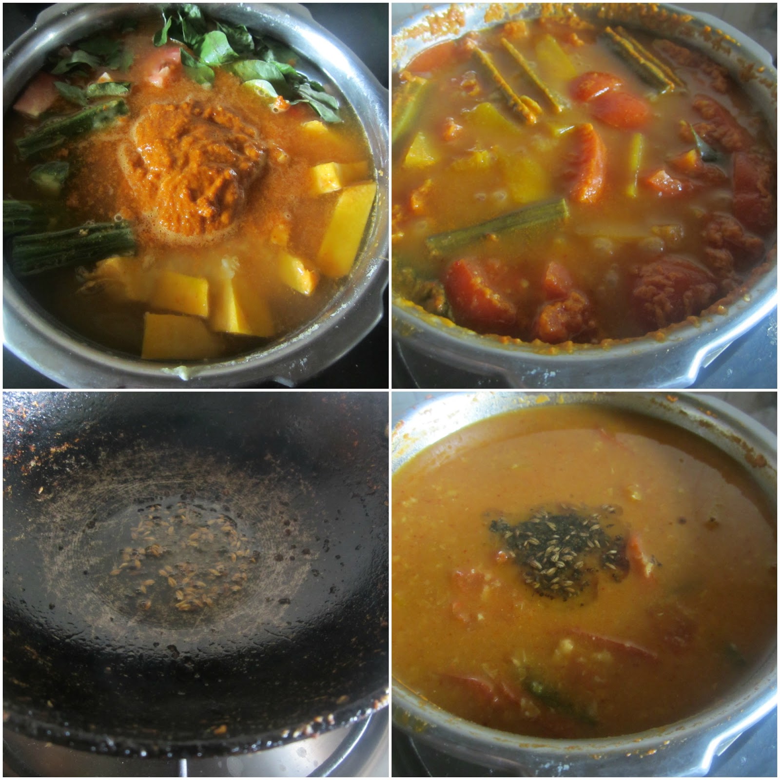 Easycooking RatnaCafe Style Sambar Pressure Cooker Sambar Recipe