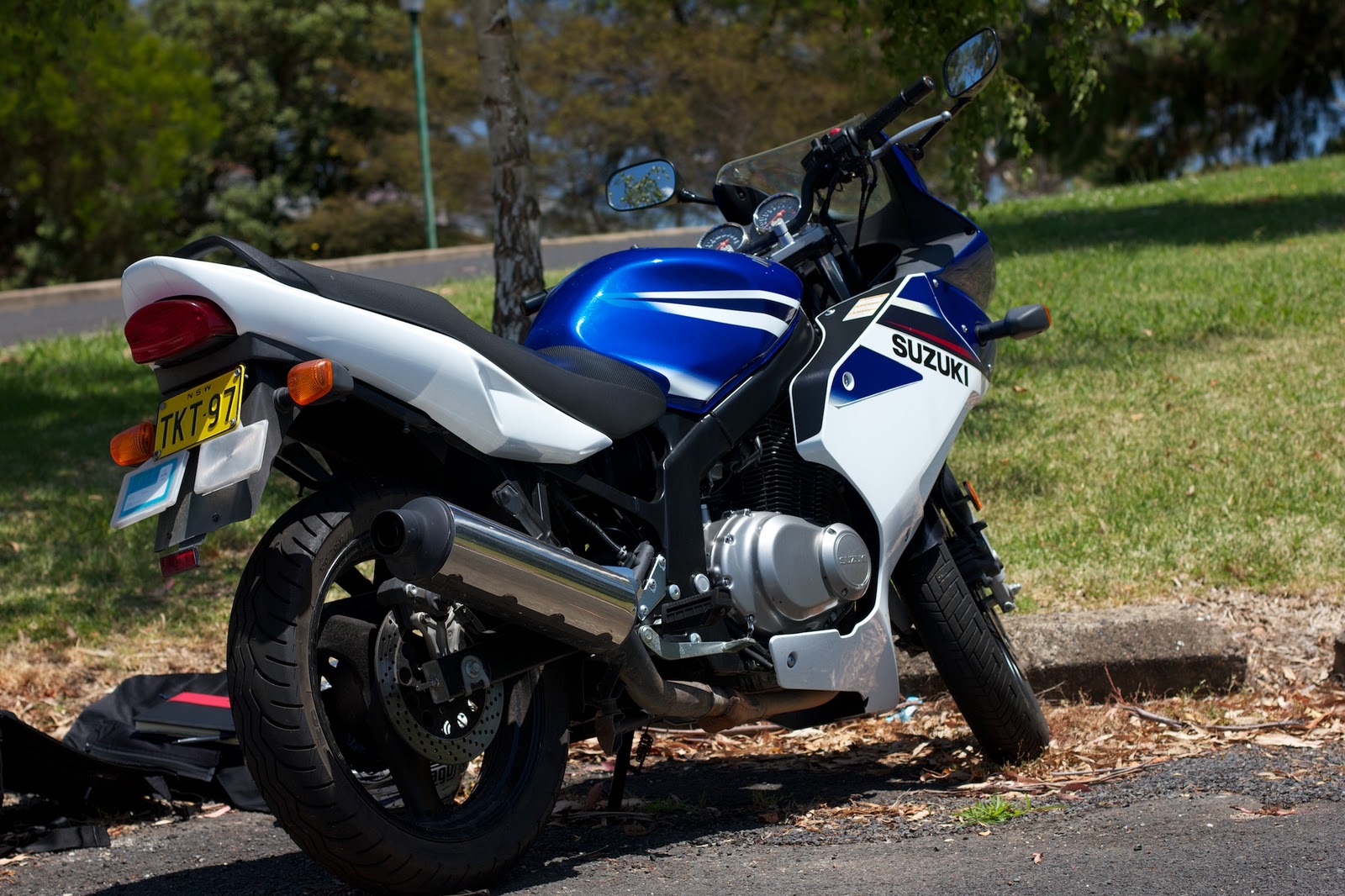 suzuki gs500f exhaust