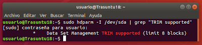 TRIM soportado TRIM soportado