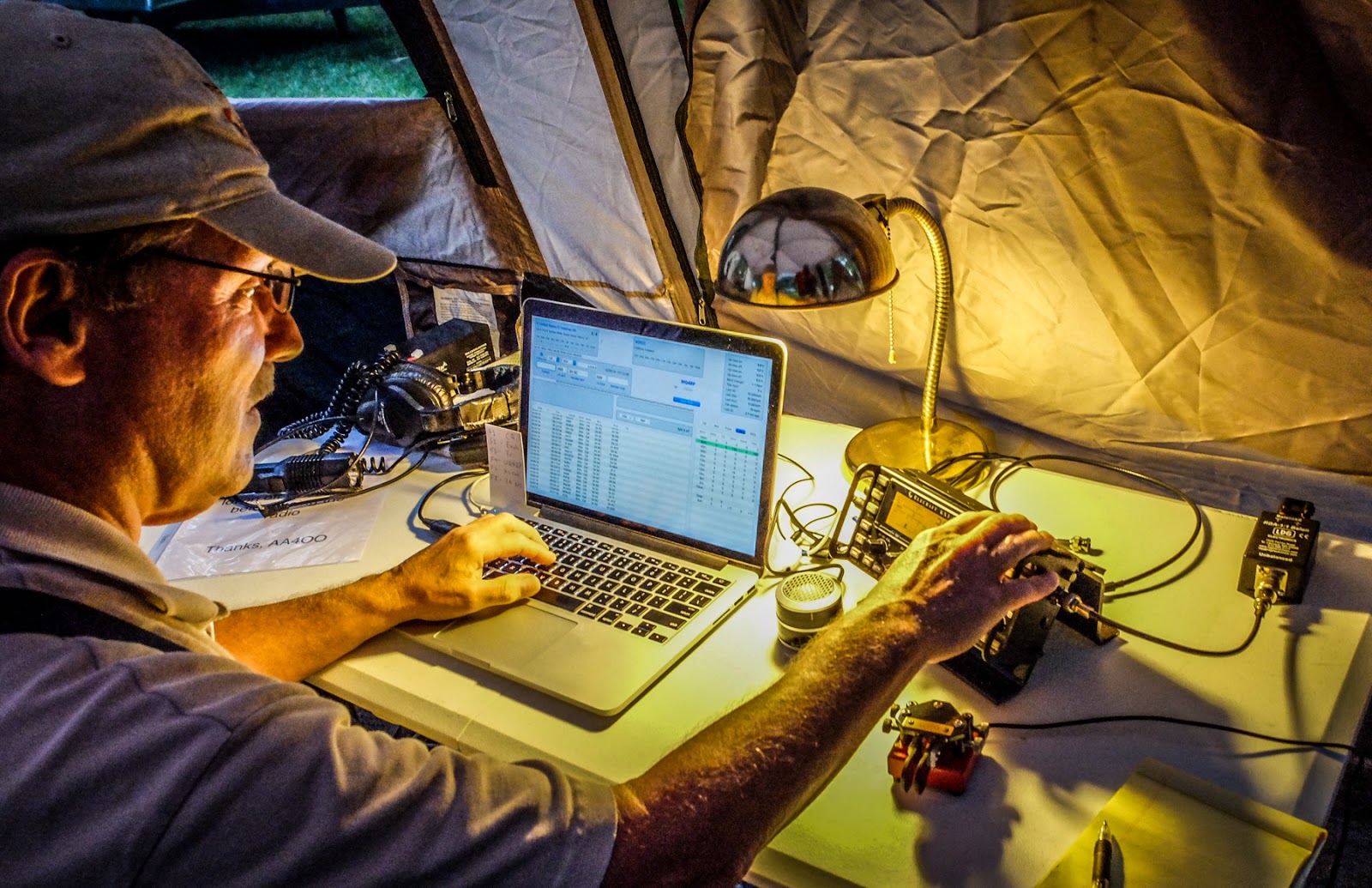 Ham Radio QRP First Field Day as a CW operator