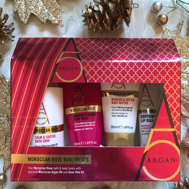 Christmas Gift Idea's - Argan+ Moroccan Rose Mini Treats Gift Set