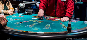 Poker Table at Harrah's Cherokee Casino