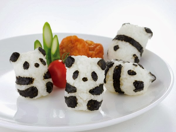 Traktatieideetjes Panda sushi