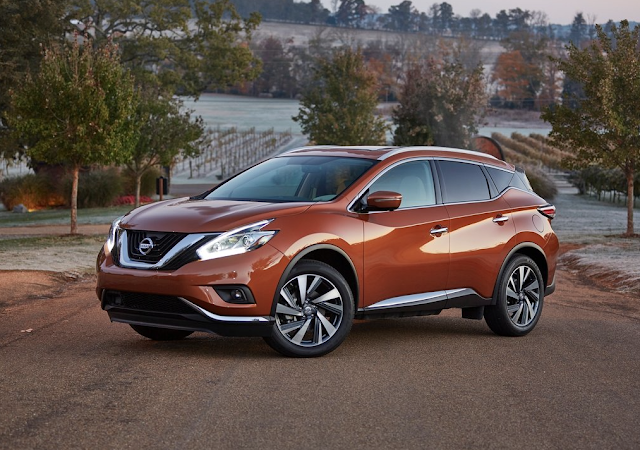 Murano 2015 Nissan Murano orange