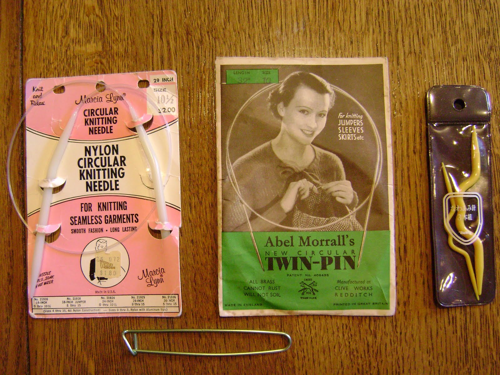 Time Traveling Crafty Lady Vintage Knitting Supplies!