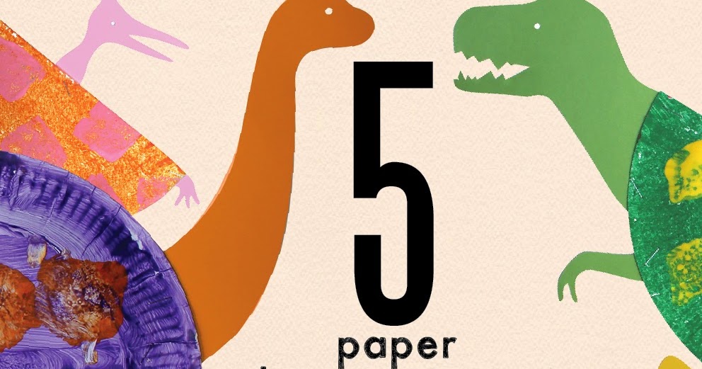 Learn with Play at Home: Paper Plate Dinosaur Craft for Kids with 