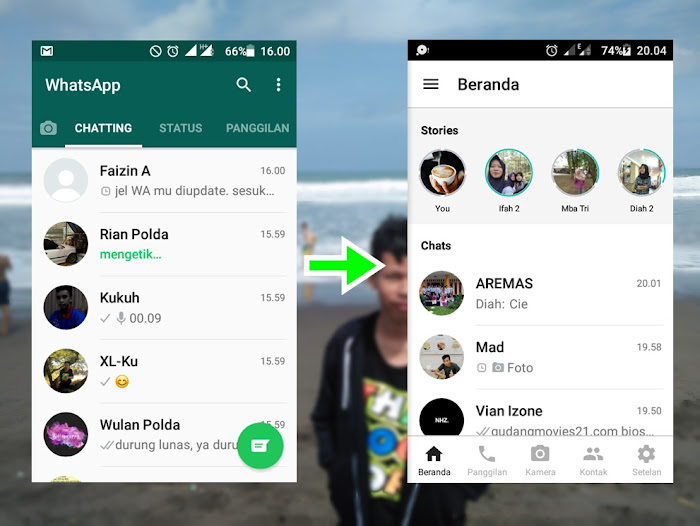 Whatsapp Android Seperti Tampilan Whatsapp Iphone Blognya Kholidin