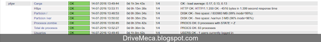 DriveMeca monitoreando un firewall pfSense con NRPE en un Nagios DriveMeca monitoreando un firewall pfSense con NRPE en un Nagios