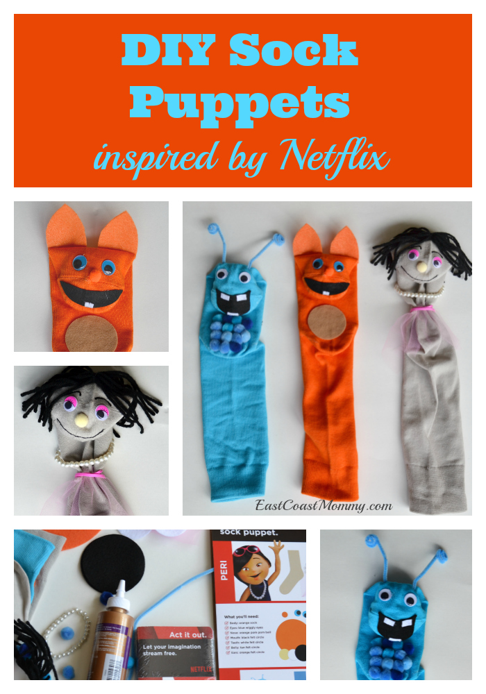 East Coast Mommy Sock Puppets and Parenting Help... courtesy of Netflix