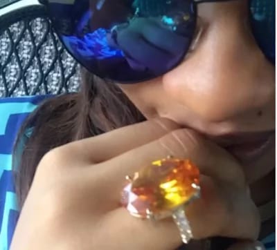 tonto dikeh wedding ring