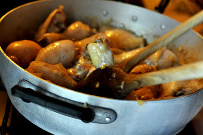 Making Chicken Cacciatore at Borgo Argenina in Gaiole in Chianti, Italy - Photo by Taste As You Go