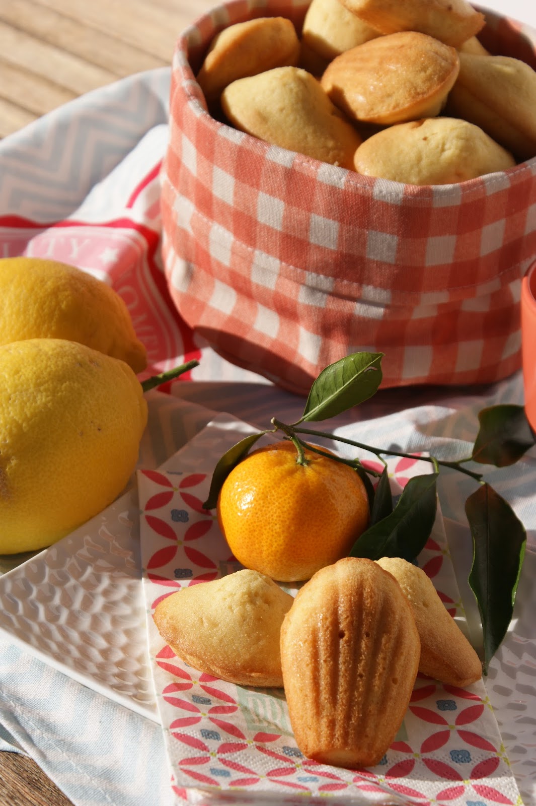 Afternoon Tea: madeleines miel citron