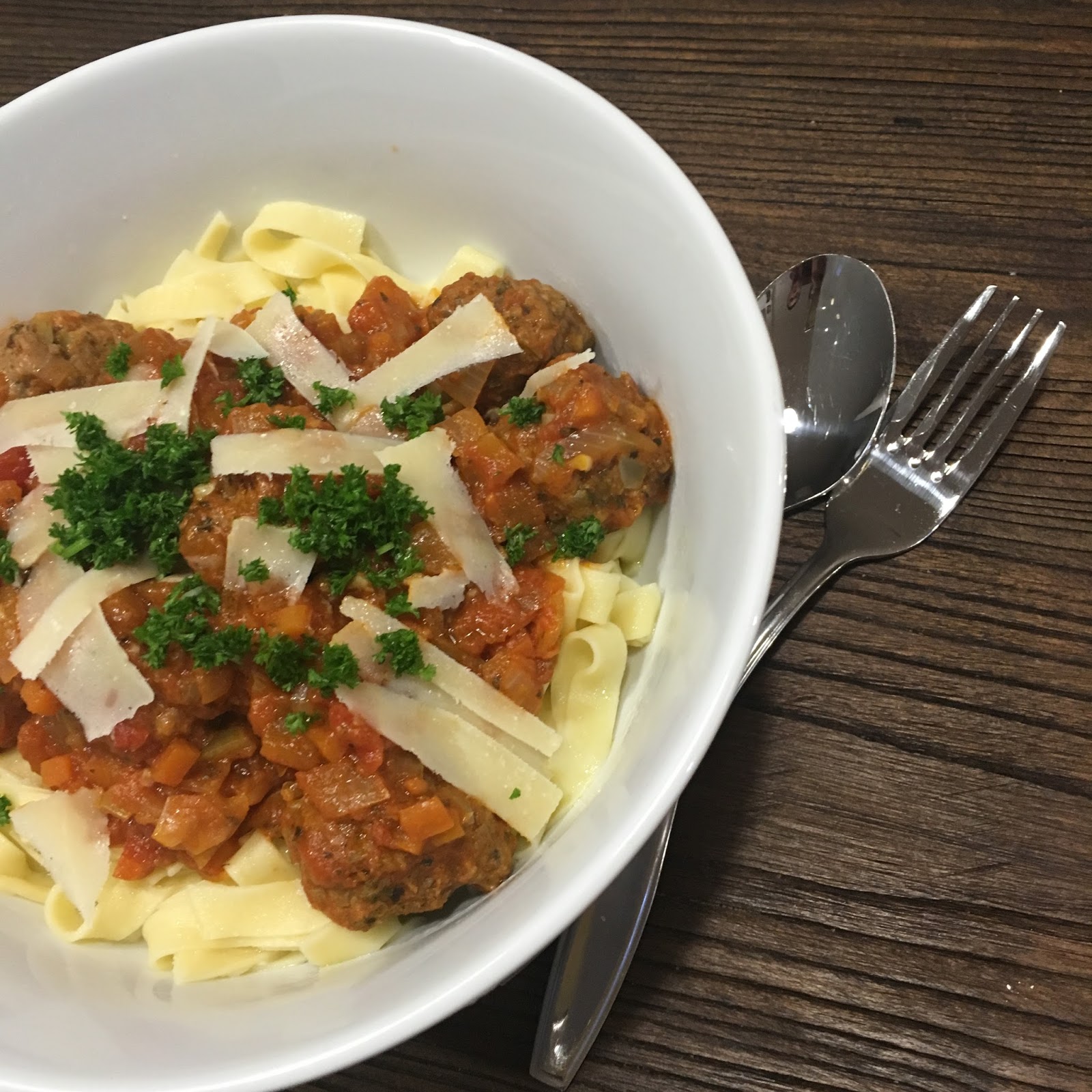 Spark My Pantry Spaghetti and Meatballs