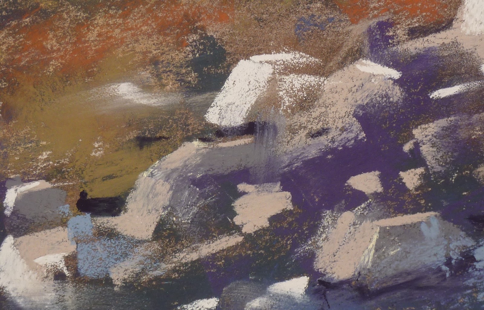 Painting My World How to Paint Rocks in Pastel