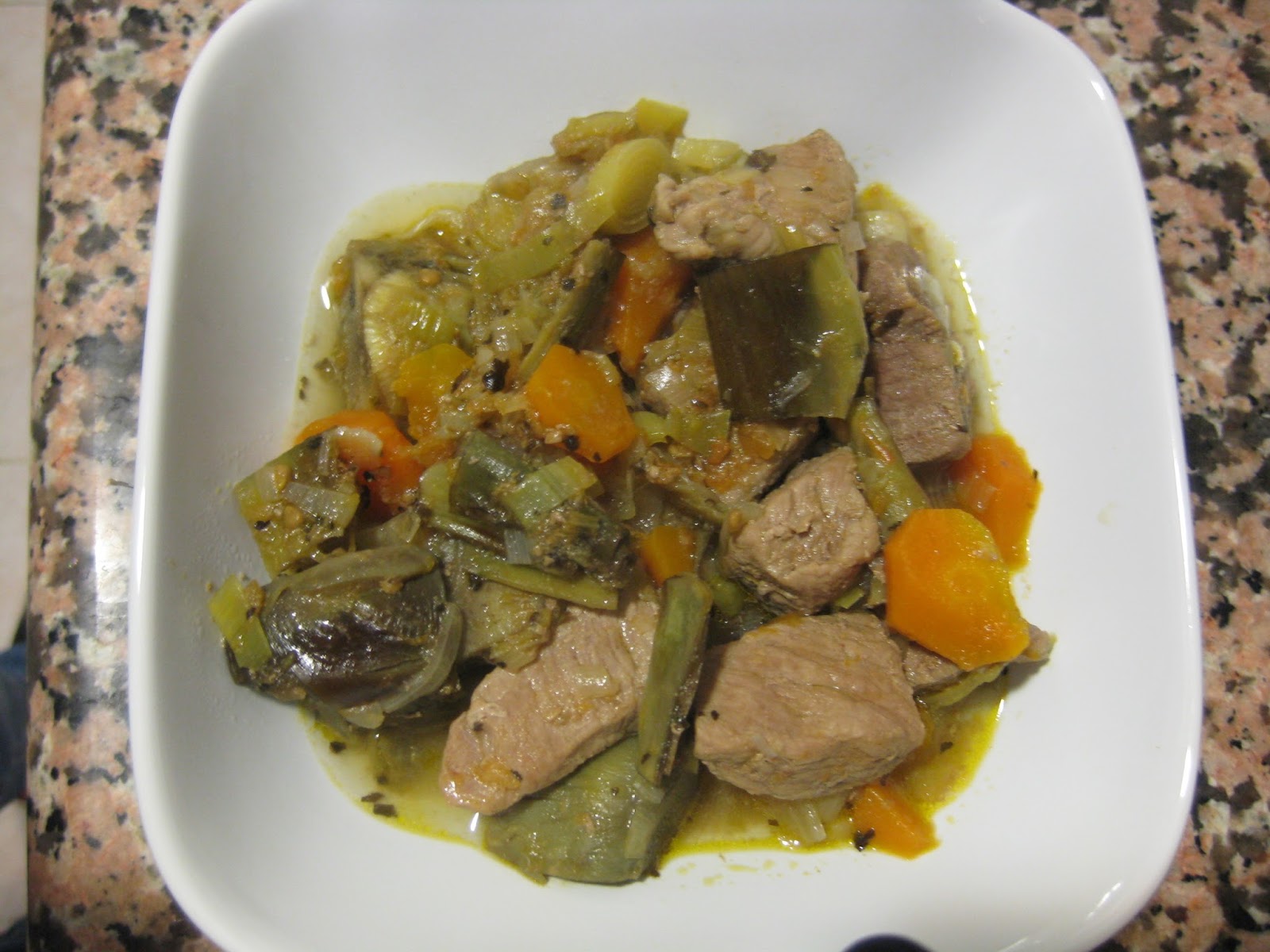 SOY LO QUE COMO: GUISO DE TERNERA CON ALCACHOFAS