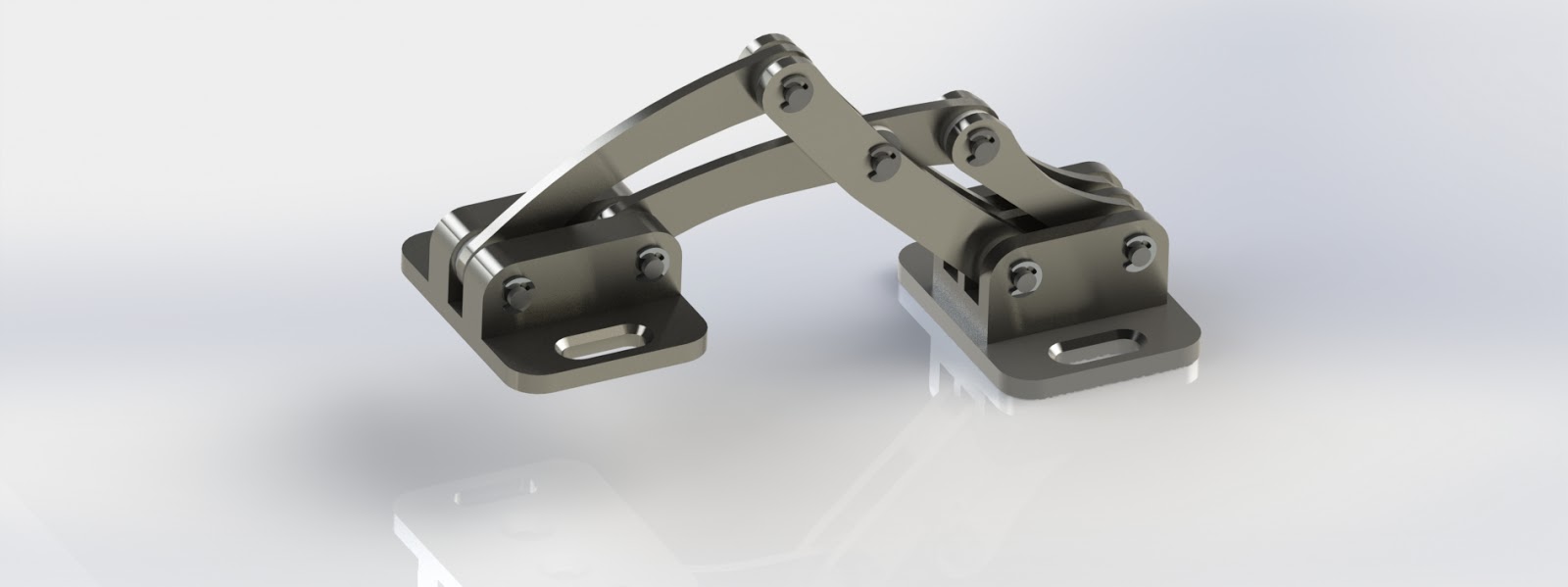 Stainless Steel Marine Hinge Mechanism Download free 3D cad models 5055