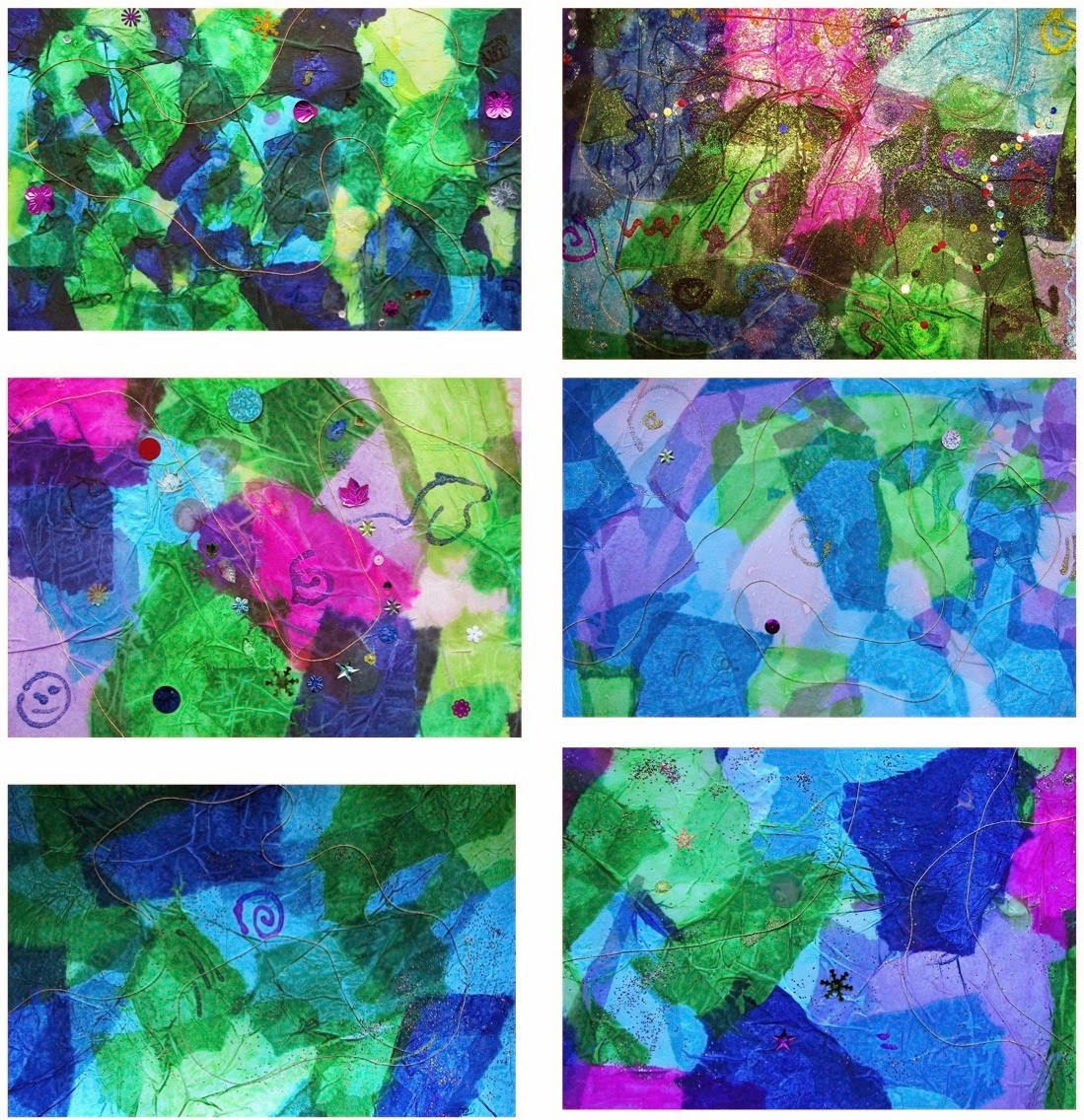 The Rolling Artroom Abstract Tissue Paper Designs (46 Grade)