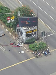 Bukti Foto Dan Video Pelaku Teroris Ledakan Bom Sarinah Jakarta