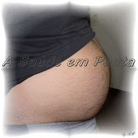 A gordura acumulada na região da cintura pode causar vários males