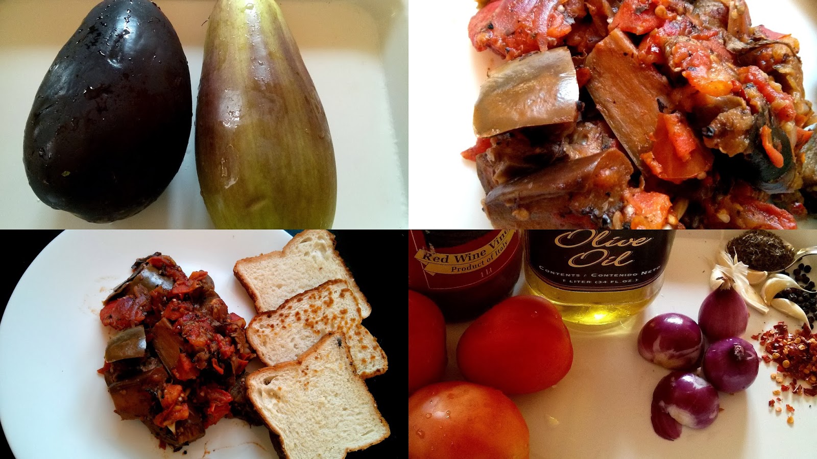 For the Love of Food Aubergine stew