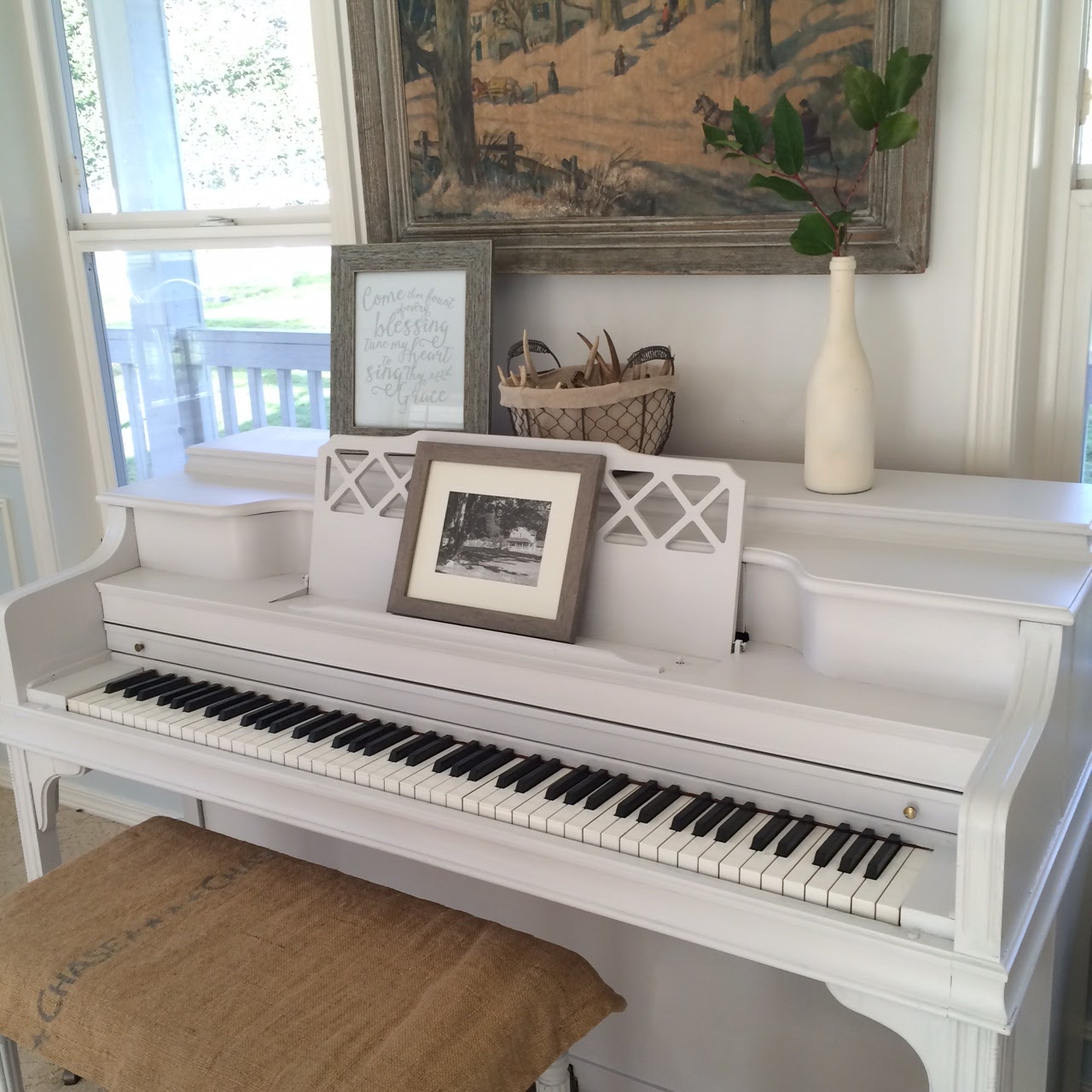 Little Farmstead: Painting a Piano...