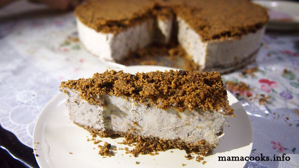 frozen Oreo cheesecake