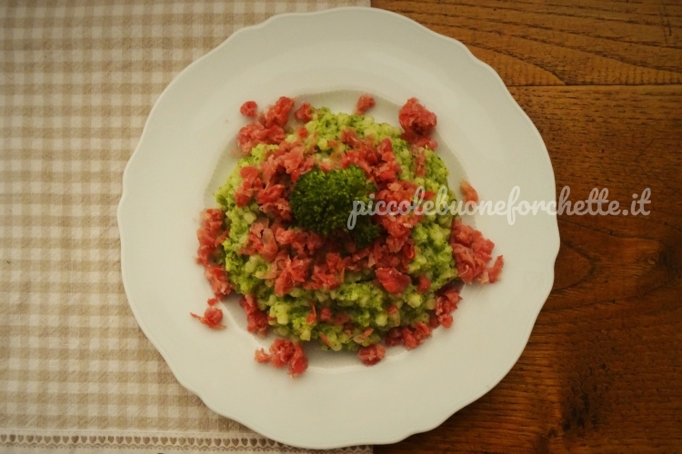 Ricetta pasta per bambini broccoli e prosciutto crudo Piccole buone