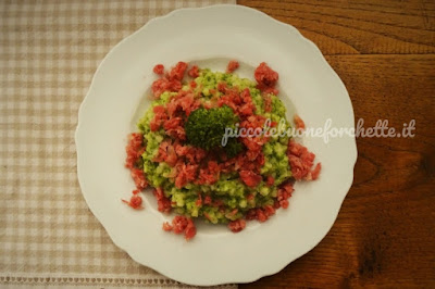 foto ricetta pasta per bambini broccoli e prosciutto crudo