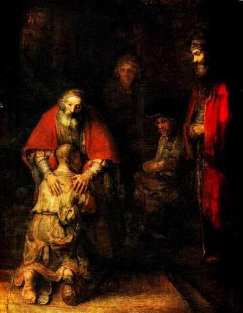 Le retour du fils prodigue de Rembrandt, vers 1668