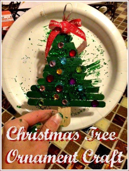 It's ALL Good in Mommyhood: Family Craft: Christmas Tree Ornaments