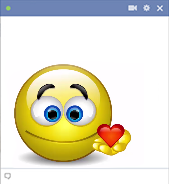 Animated love smiley