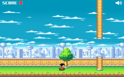 Flappy Goku - Jeu Flappy Like sur PC