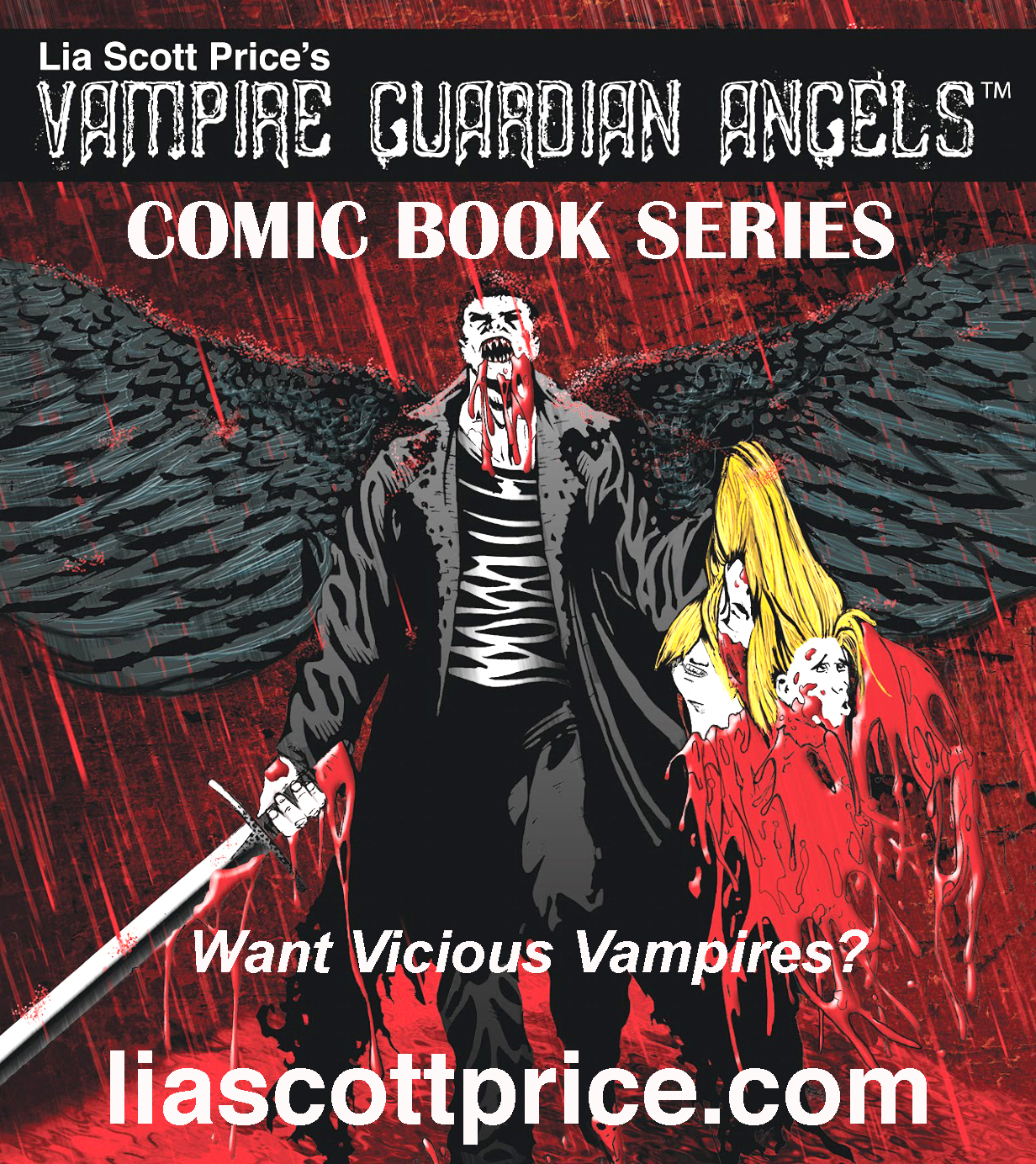 Lia Scott Price's Vampire Guardian Angels Comic Book Series 2 Big