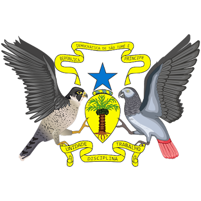 Logo Gambar Lambang Simbol Negara São Tomé dan Príncipe PNG JPG ukuran 400 px