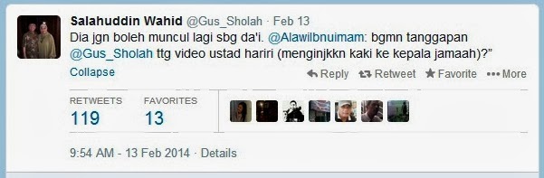 Gus Sholah Larang Ustadz Hariri Muncul Lagi sebagai Dai Gus Sholah Larang Ustadz Hariri Muncul Lagi sebagai Dai