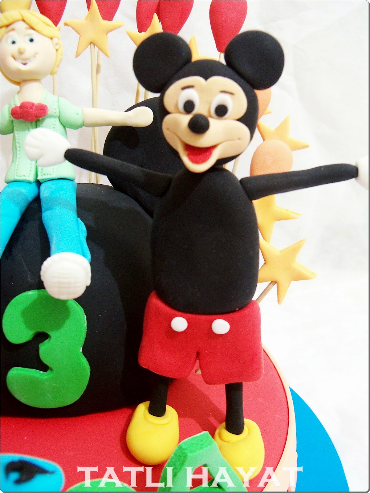 TATLI HAYAT PASTA TASARIM MICKEY MOUSE PASTA